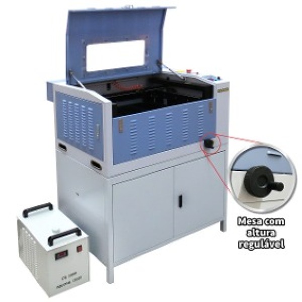 Máquina de corte e gravação a laser