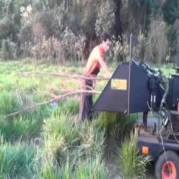 Triturador de galhos para trator