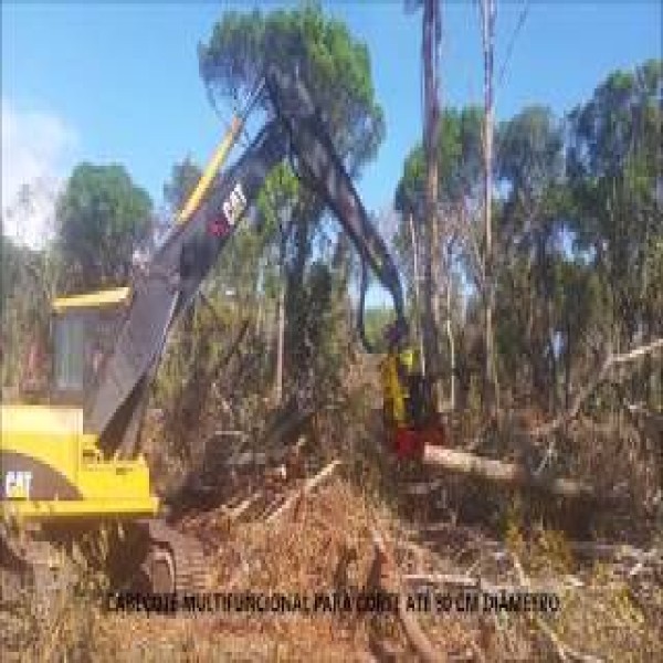 Triturador florestal para trator
