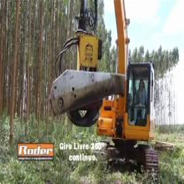 Triturador florestal para trator