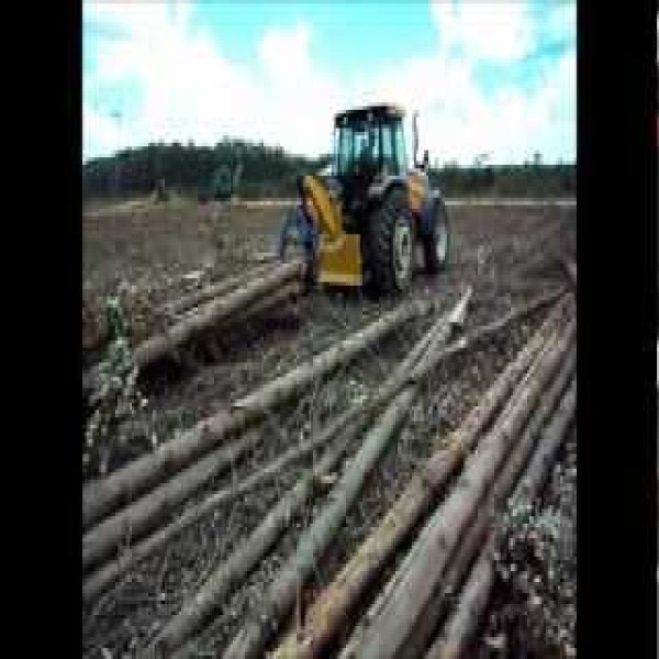 Triturador florestal para trator