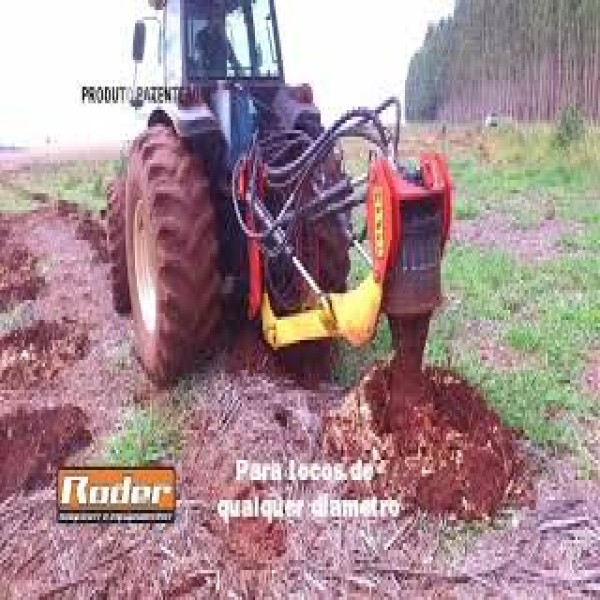Triturador florestal para trator
