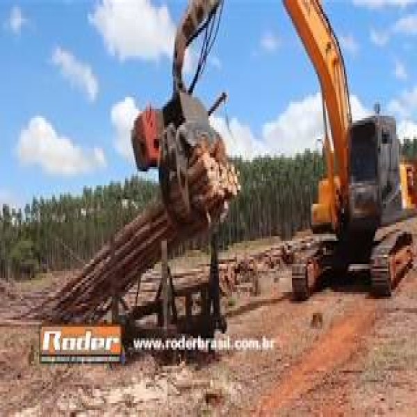 Triturador florestal para trator