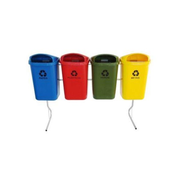 Lixeira para lixo reciclável