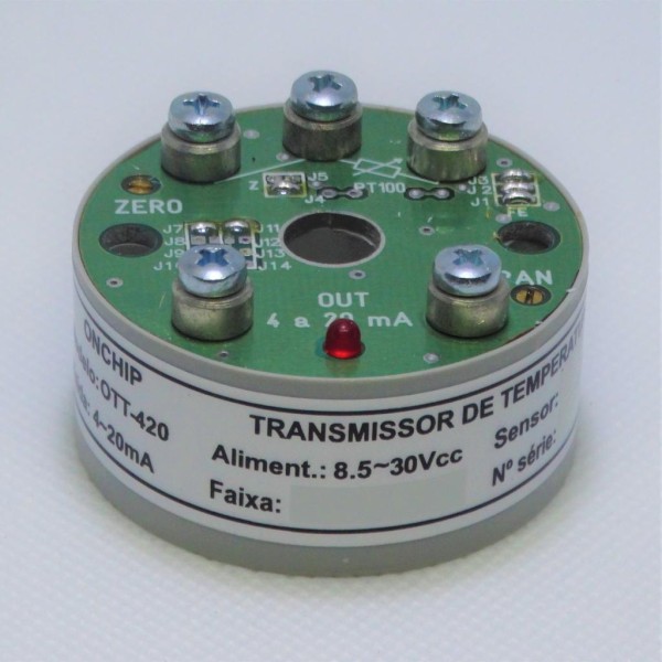 Transmissor de temperatura industrial