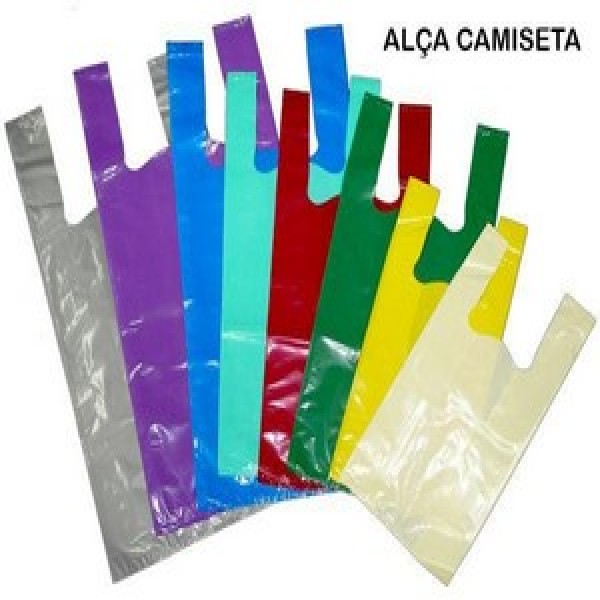 Preço de sacola tipo camiseta