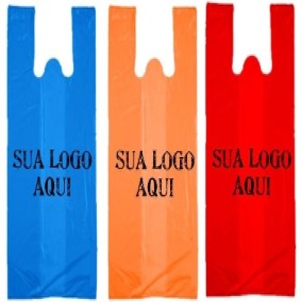 Preço de sacola tipo camiseta