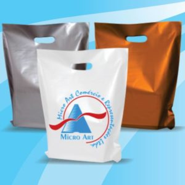 Sacolas plásticas personalizadas para lojas