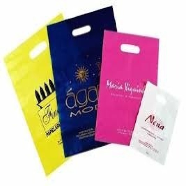 Sacolas plásticas personalizadas para lojas