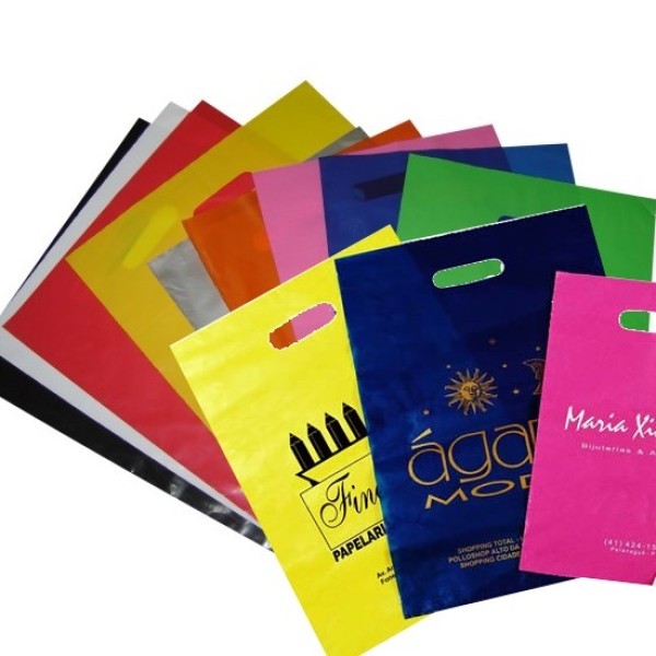 Sacolas plásticas personalizadas para lojas