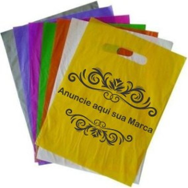Sacolas plásticas personalizadas para lojas
