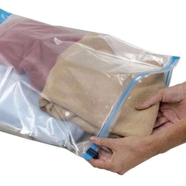 Saco ziplock para roupas