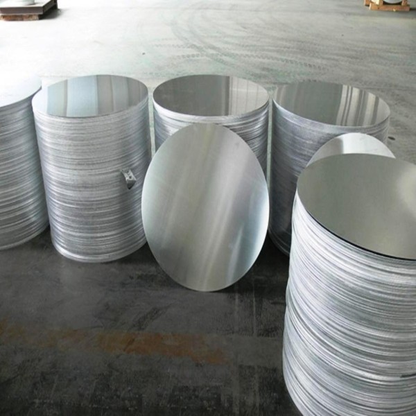 Chapa circular de alumínio