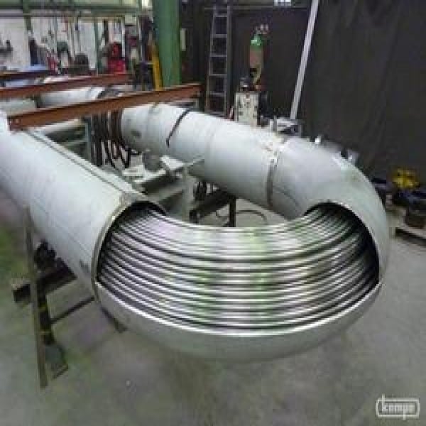 Trocador de calor casco tubo em aço inox