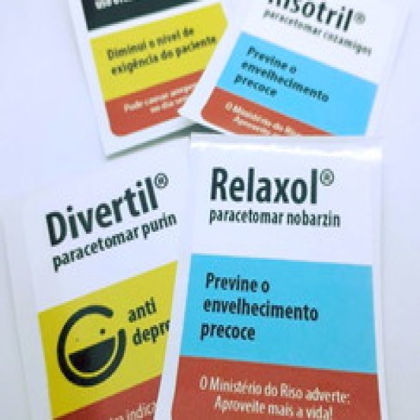  Etiquetas Adesivas para Medicamentos