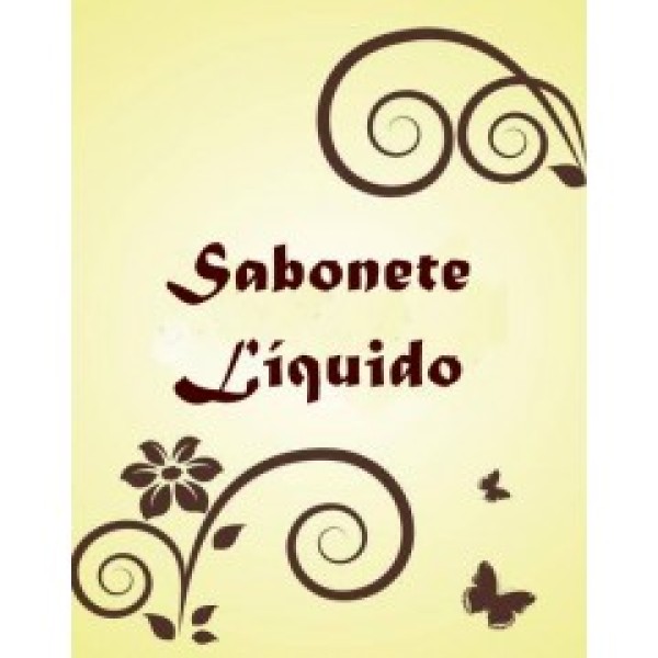 Etiqueta Adesiva sabonete líquido