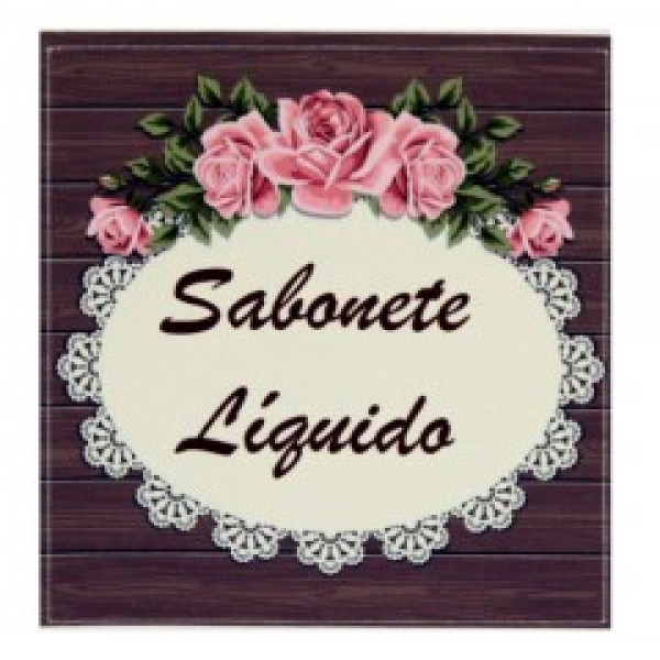 Etiqueta Adesiva sabonete líquido