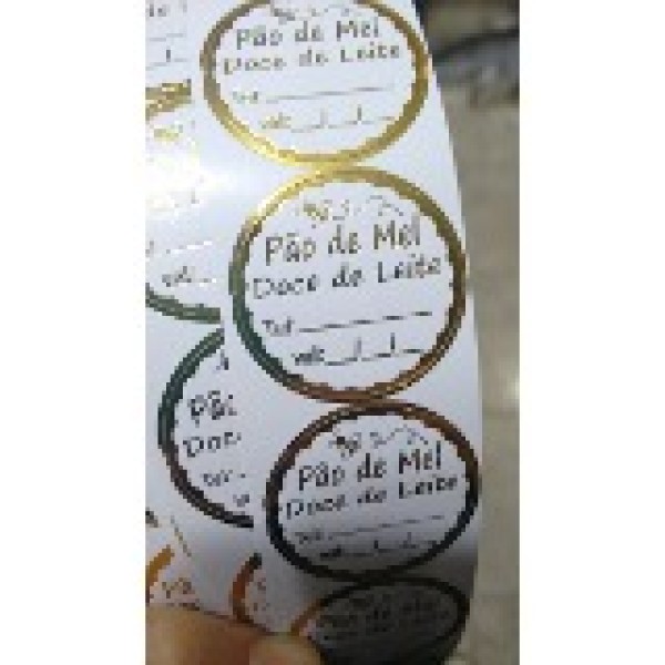 Etiquetas adesivas para embalagens