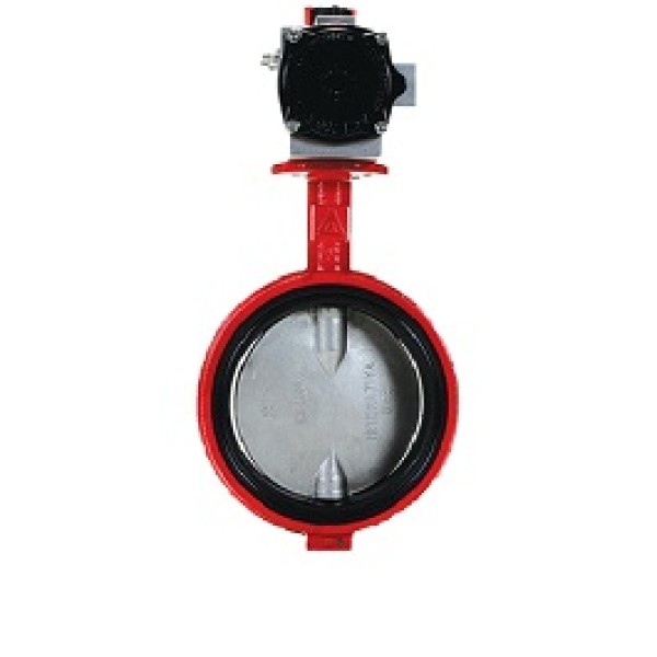 Válvula borboleta com atuador pneumático