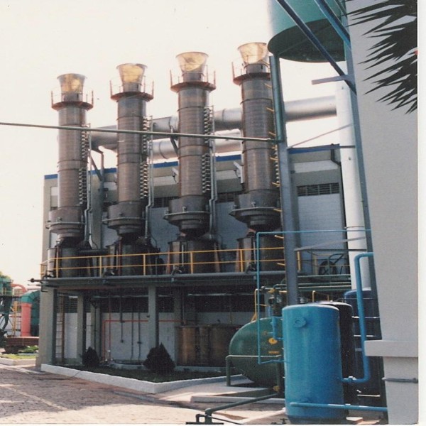 Lavador de gases modulado