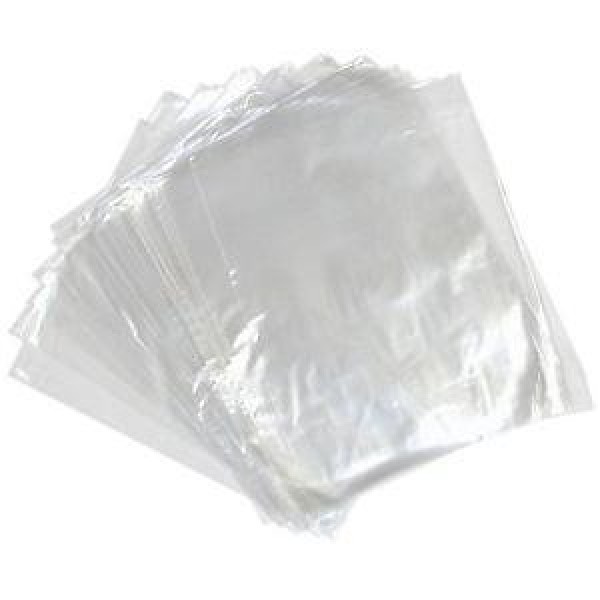 Saco Plástico PEBD liso transparente espessura 0;06