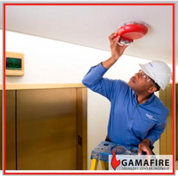 manutenção preventiva de alarme de incêndio