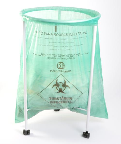 Suporte de hamper hospitalar