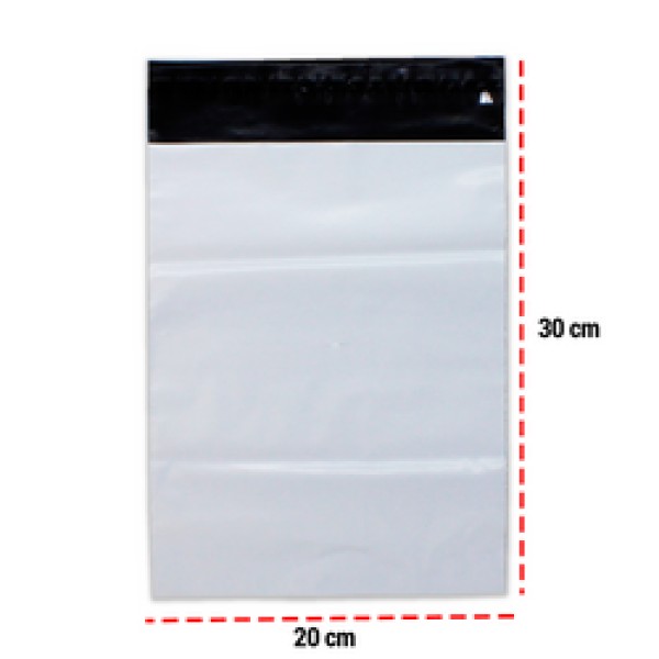 Envelope plástico de segurança para correio