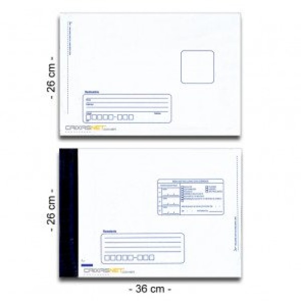 Envelope plástico de segurança para correio