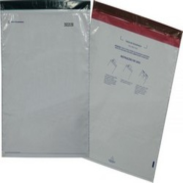 Envelopes plásticos correspondência