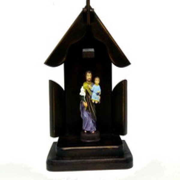Oratório de madeira