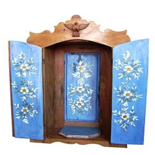 Oratório de madeira