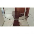 tampo de mesa de vidro
