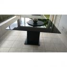 tampo de mesa de vidro quadrado