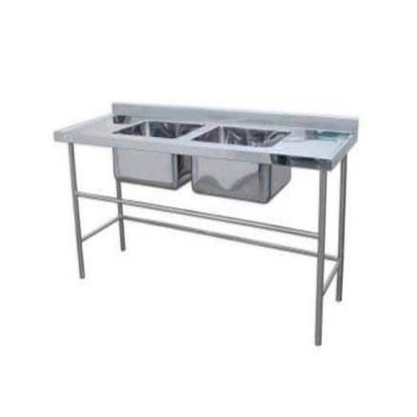 Mesa de aço inox para cozinha industrial