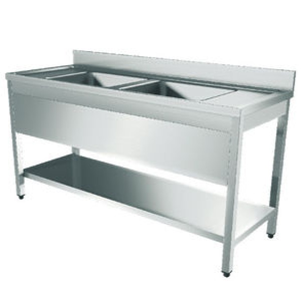 Bancada de inox para laboratório
