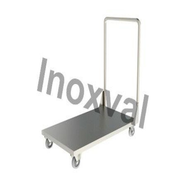 Carrinho em aço inox para laboratório