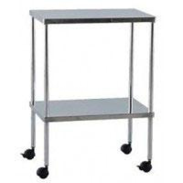 Carrinho em aço inox para laboratório
