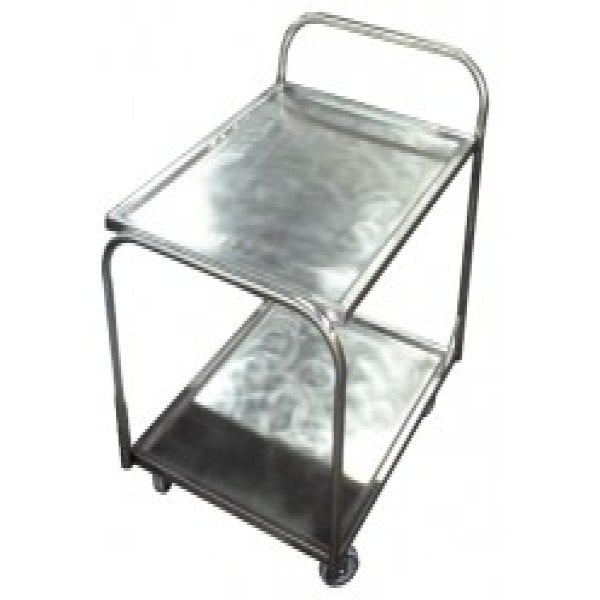 Carrinho em aço inox para laboratório