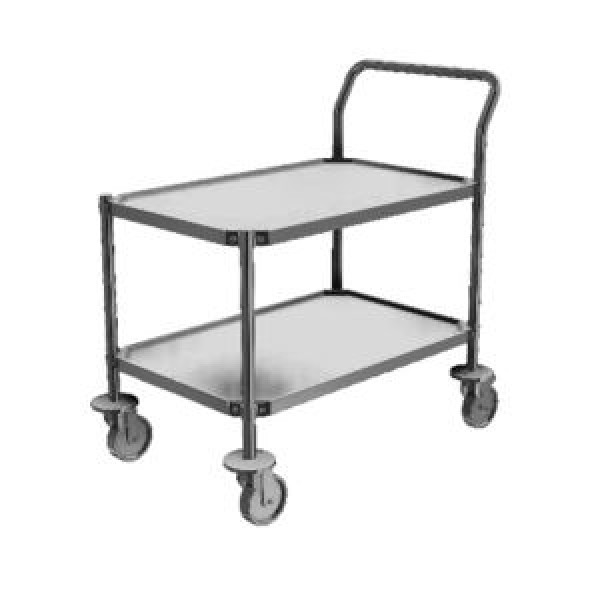 Carrinho em aço inox para laboratório