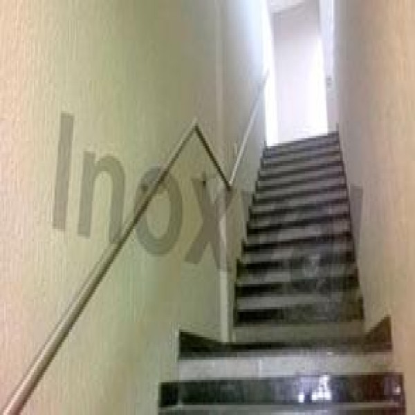 Corrimão de escada em aço inox 