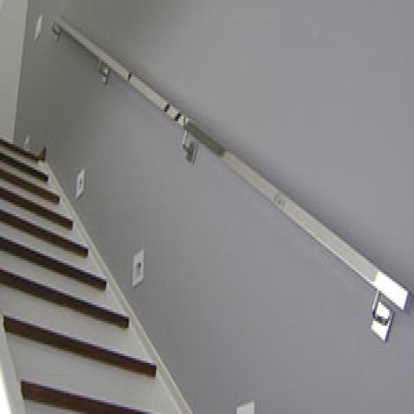 Corrimão de parede em aço inox