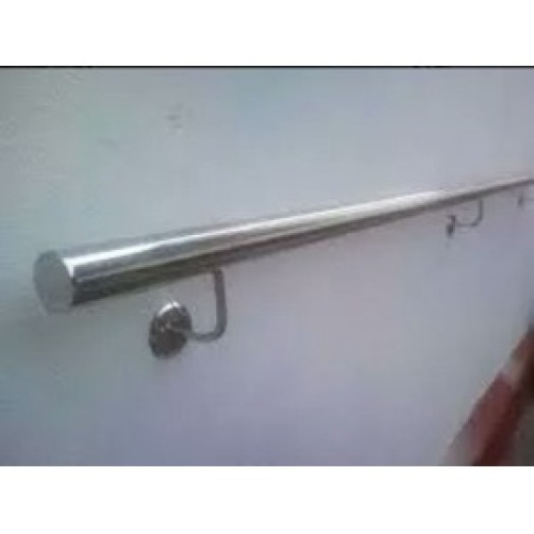 Corrimão de parede em aço inox