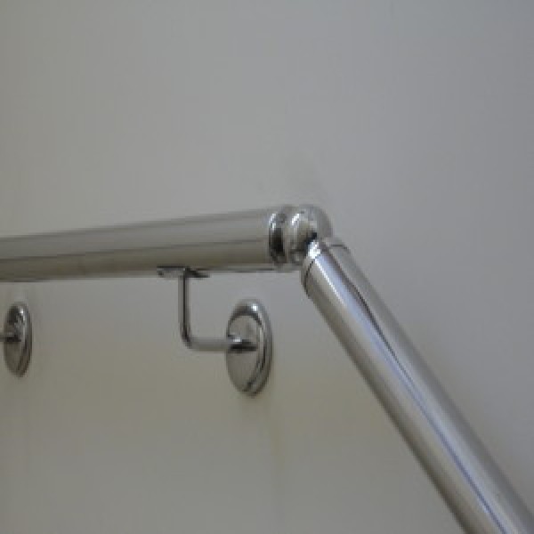 Corrimão de parede em aço inox