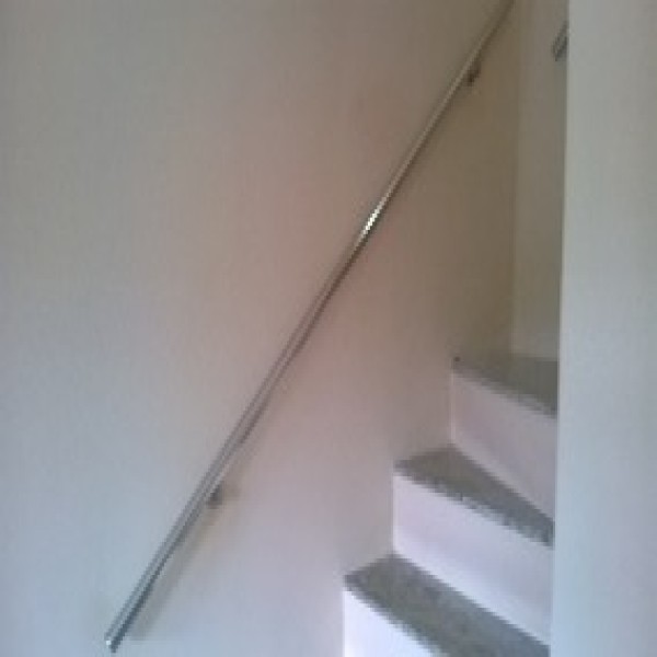 Corrimão de parede em aço inox