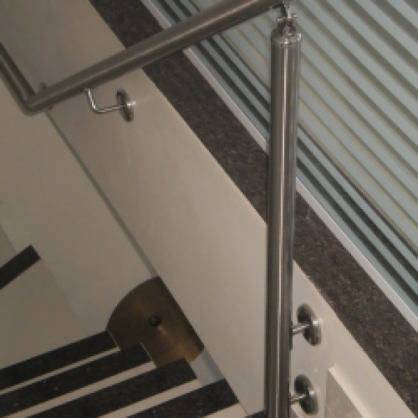 Corrimão em aço inox