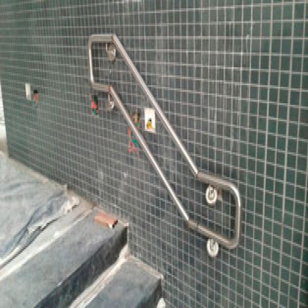 Corrimão em aço inox
