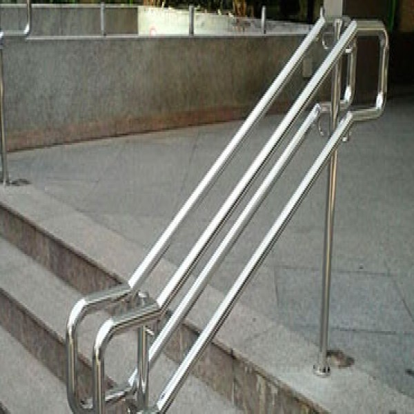 Corrimão inox acessibilidade 