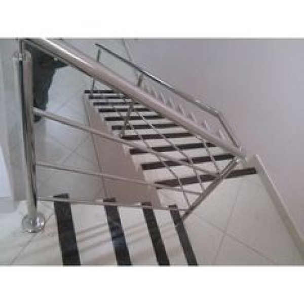 Corrimão inox acessibilidade 