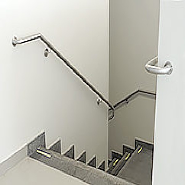 Corrimão inox acessibilidade 